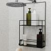 Półka pod prysznic Cubiko Shower Caddy (czarna) Umbra