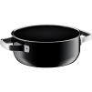 Niski garnek z pokrywką 20 cm (czarny) Fusiontec Mineral WMF