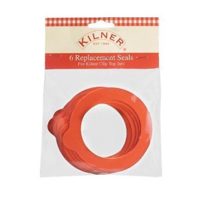 Zestaw 6 uszczelek do słoików (3 l) Kilner 