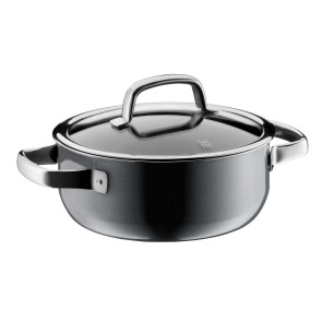 Niski garnek z pokrywką 20 cm (kolor mosiądzu) Fusiontec Mineral WMF