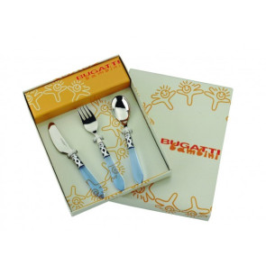 Zestaw sztućców dla dzieci (różowy) Aladdin Bugatti