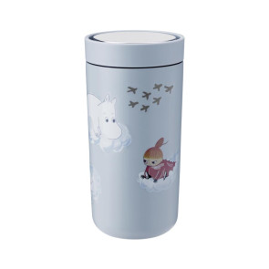 Kubek podróżny 400 ml (beżowy) Muminki To Go Click Stelton