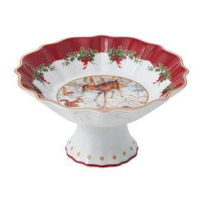 Miska na nóżce św. Mikołaj i choinka Toy's Fantasy Villeroy & Boch