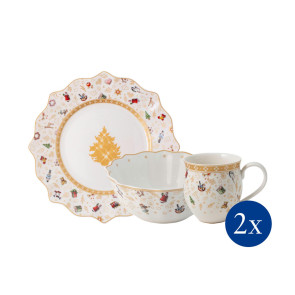 Miska (biało-złota) Anniversary Ed. 2020 Toy's Delight Villeroy & Boch