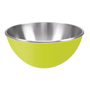 Stalowa miska 25 cm z podwójnymi ściankami (różowa) Zak! Designs