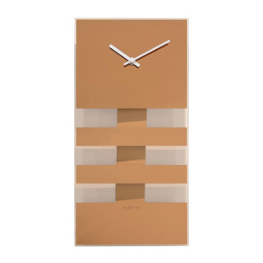 Zegar ścienny (czarny) Bold Stripes Nextime