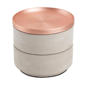 Pojemnik na biżuterię (niklowany) Tesora Umbra