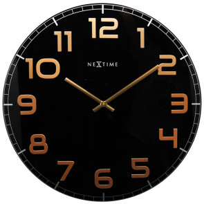 Zegar ścienny (biały miedziany) Classy Large Nextime