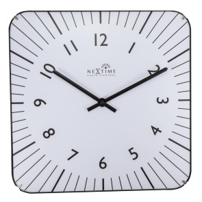 Zegar ścienny (czarny) Alex Radio Controlled Nextime