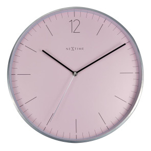 Zegar ścienny (biały) Essential Silver Nextime