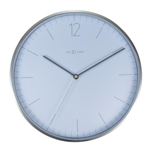 Zegar ścienny (różowy) Essential Silver Nextime