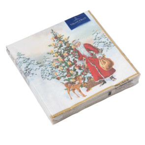 Zestaw 20 serwetek Mikołaj z choinką L Winter Specials Villeroy & Boch