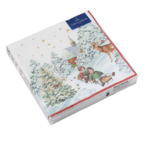 Zestaw 20 serwetek Dzieci na sankach M Winter Specials Villeroy & Boch