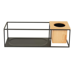 Półka z doniczką L Cubist Umbra