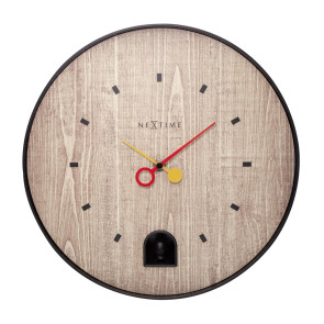 Zegar ścienny (biały) White Nightingale Nextime