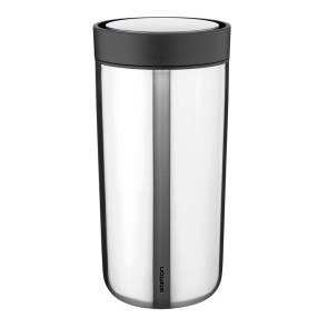 Kubek podróżny 400 ml (jasnoszary mat) To Go Click Stelton