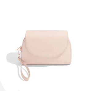 Kosmetyczka podróżna z kieszenią na pędzle (taupe) Stackers