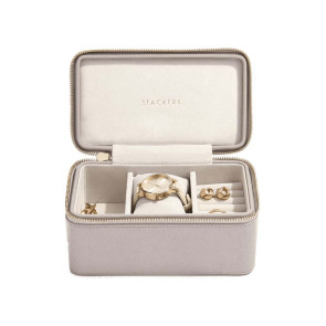 Etui podróżne na biżuterię i zegarki prostokątne (różowe) Stackers