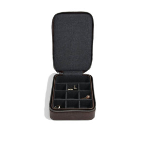 Etui podróżne na spinki i zegarek (czarne) Stackers 