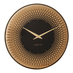 Zegar ścienny (srebrny) Sahara Nextime