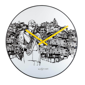 Zegar ścienny Trumpet City Nextime