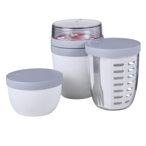 Zestaw 3 pojemników (nordic pink) - edycja limitowana Ellipse Mepal