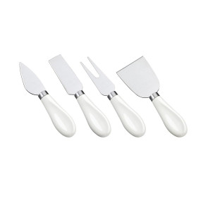 Zestaw 4 noży do sera z drewnianymi uchwytami Umbria Cilio