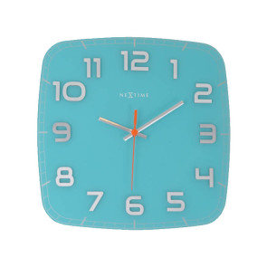 Zegar ścienny kwadratowy (czarny) Classy Nextime