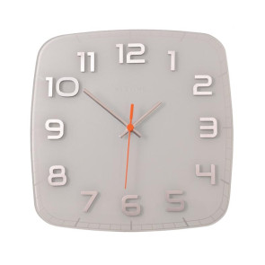 Zegar ścienny kwadratowy (czarny) Classy Nextime