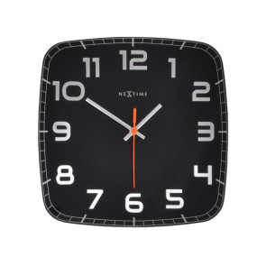 Zegar ścienny kwadratowy (biały) Classy Nextime