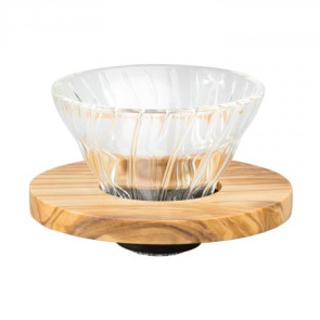 Drip szklany V60-02 Olive Wood Hario