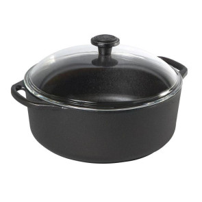 Żeliwny garnek (7 l) ze szklaną pokrywką Skeppshult