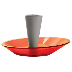 Talerzyk na przekąski (czarny) Glamour Bugatti 