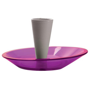 Talerzyk na przekąski (czarny) Glamour Bugatti 