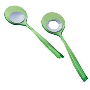 Łyżki do sałaty (pomarańczowe) Glamour Bugatti