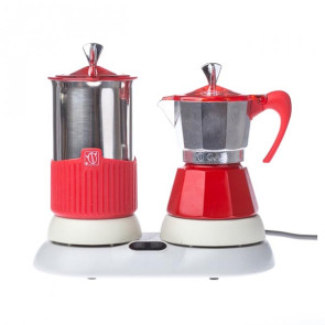 Kawiarka elektryczna + spieniacz (zielone) Gatpuccino G.A.T.