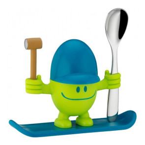 Kieliszek na jajko z łyżeczką (złoty) McEgg WMF