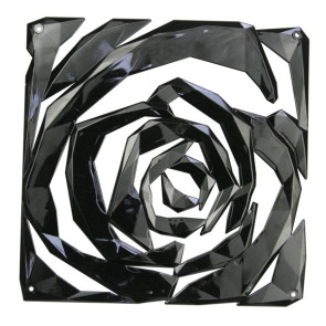 Zestaw 4 paneli dekoracyjnych (pastelowy róż) Romance Koziol