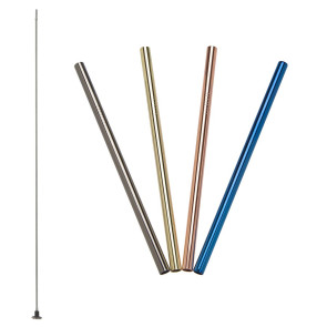 Zestaw 4 słomek stalowych 21,5 cm (kolor) Lurch