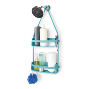 Półka pod prysznic podwójna Flex Shower Caddy (biała) Umbra