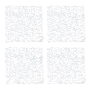 Zestaw 4 paneli dekoracyjnych (białych) Fusion Koziol