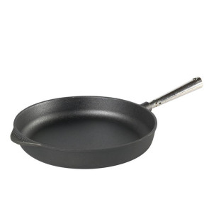 Patelnia do smażenia głęboka (20 cm) ze stalową rączką Chef’s Selection Skeppshult