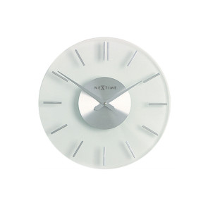 Zegar ścienny szklany (31 cm) Stripe Nextime