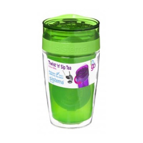 Kubek (czerwony) Twist ‘n’ Sip Tea To Go Sistema