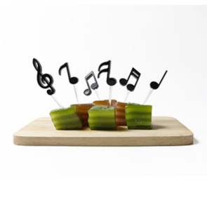 Wykałaczki do serwowania nutki Melodilicious (białe) Qualy