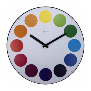 Zegar ścienny Dots Dome Nextime (czarny)