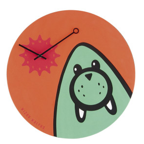 Zegar ścienny Wizky Walrus (zielony) Nextime