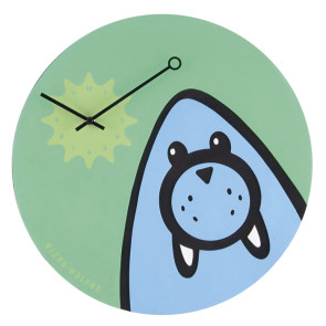 Zegar ścienny Wizky Walrus (pomarańczowy) Nextime