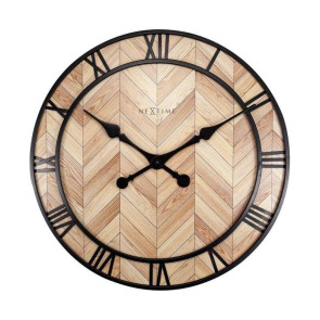 Zegar ścienny (ciemny) Roman Vintage Nextime