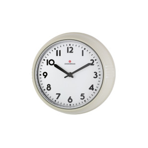 Zegar ścienny (kremowy) Retro Zassenhaus